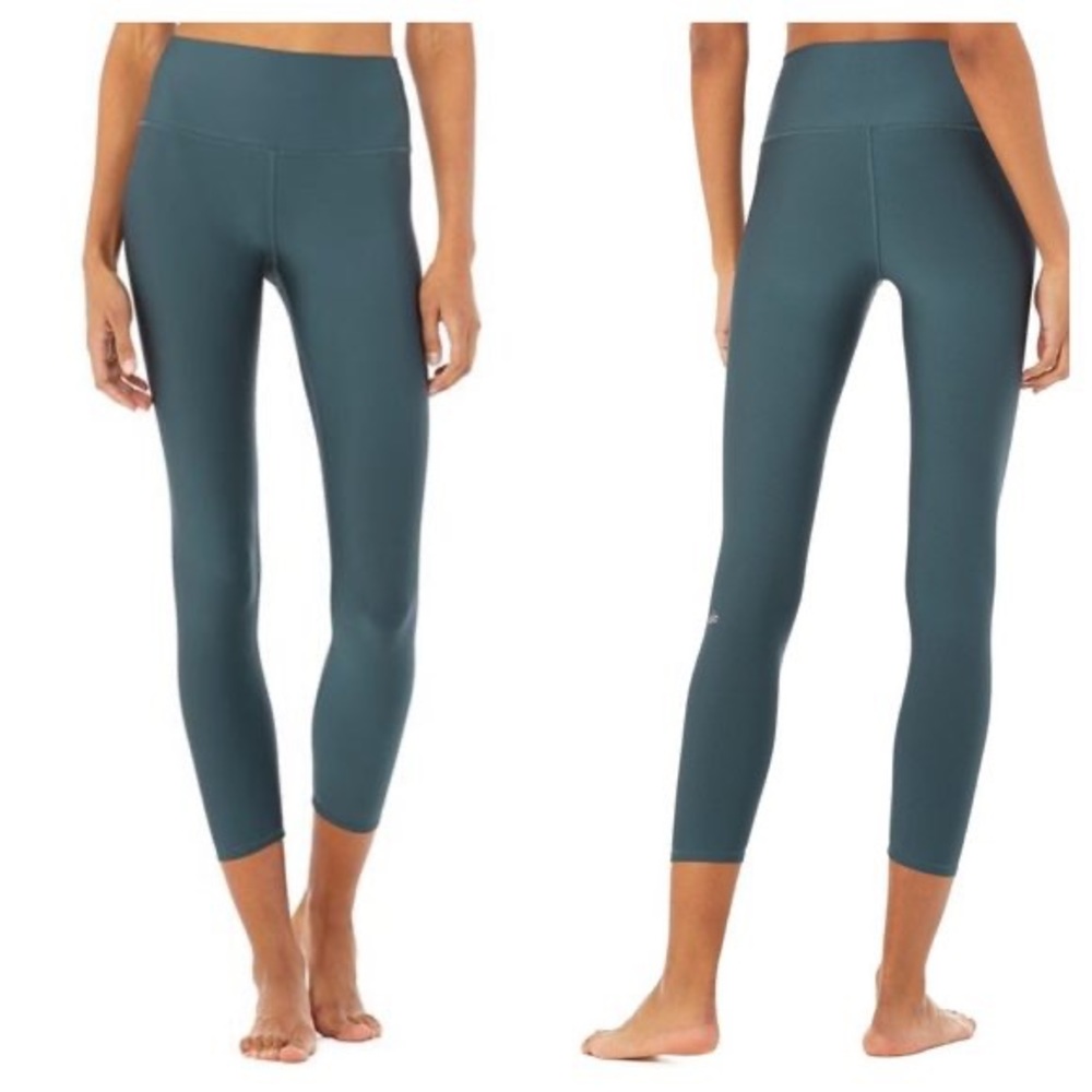 Alo Yoga 7/8 High Waist Leggings Deep Jade